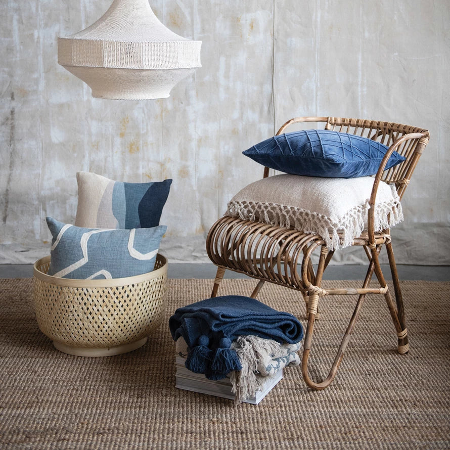 Embroidered Cotton Pillow