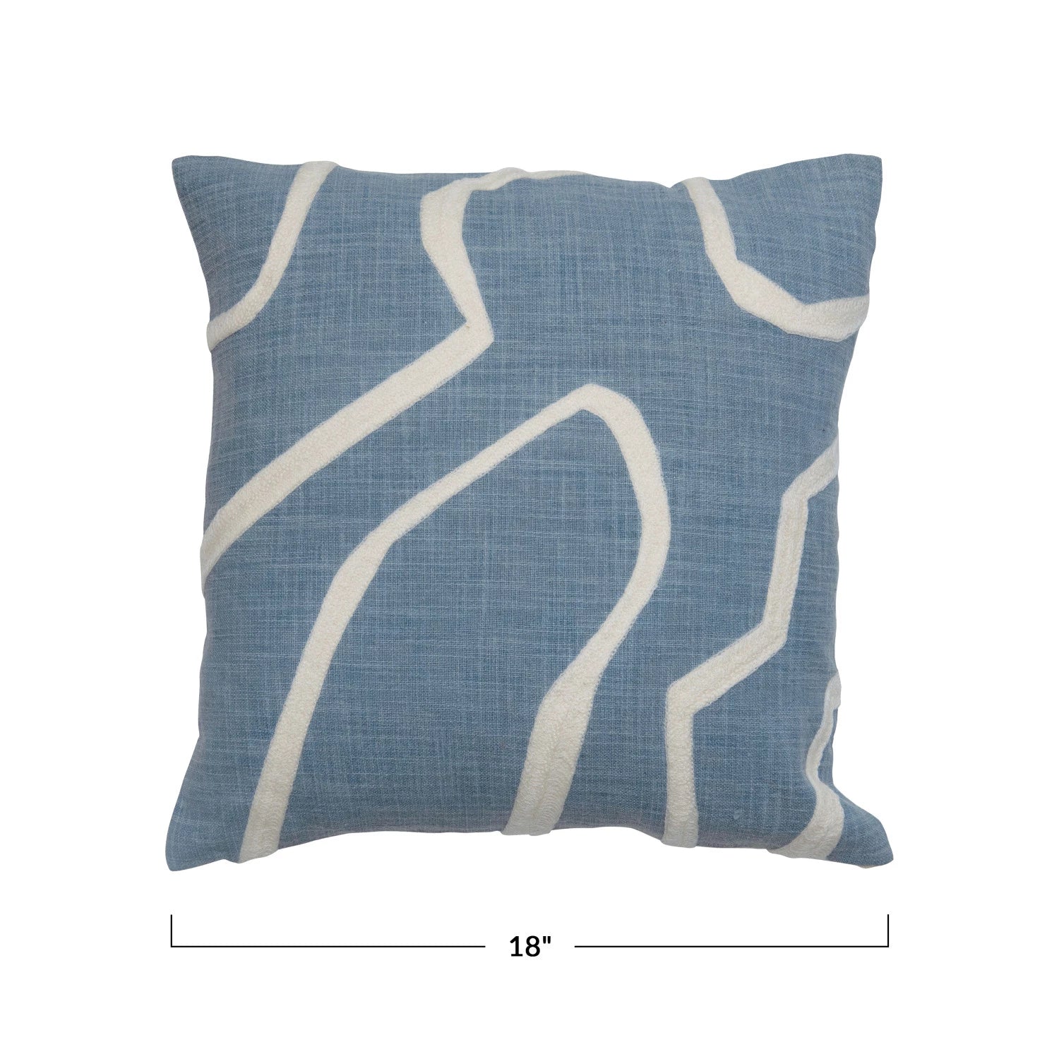 Embroidered Cotton Pillow