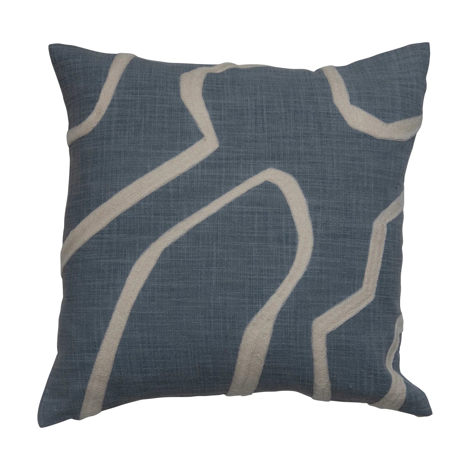 Embroidered Cotton Pillow
