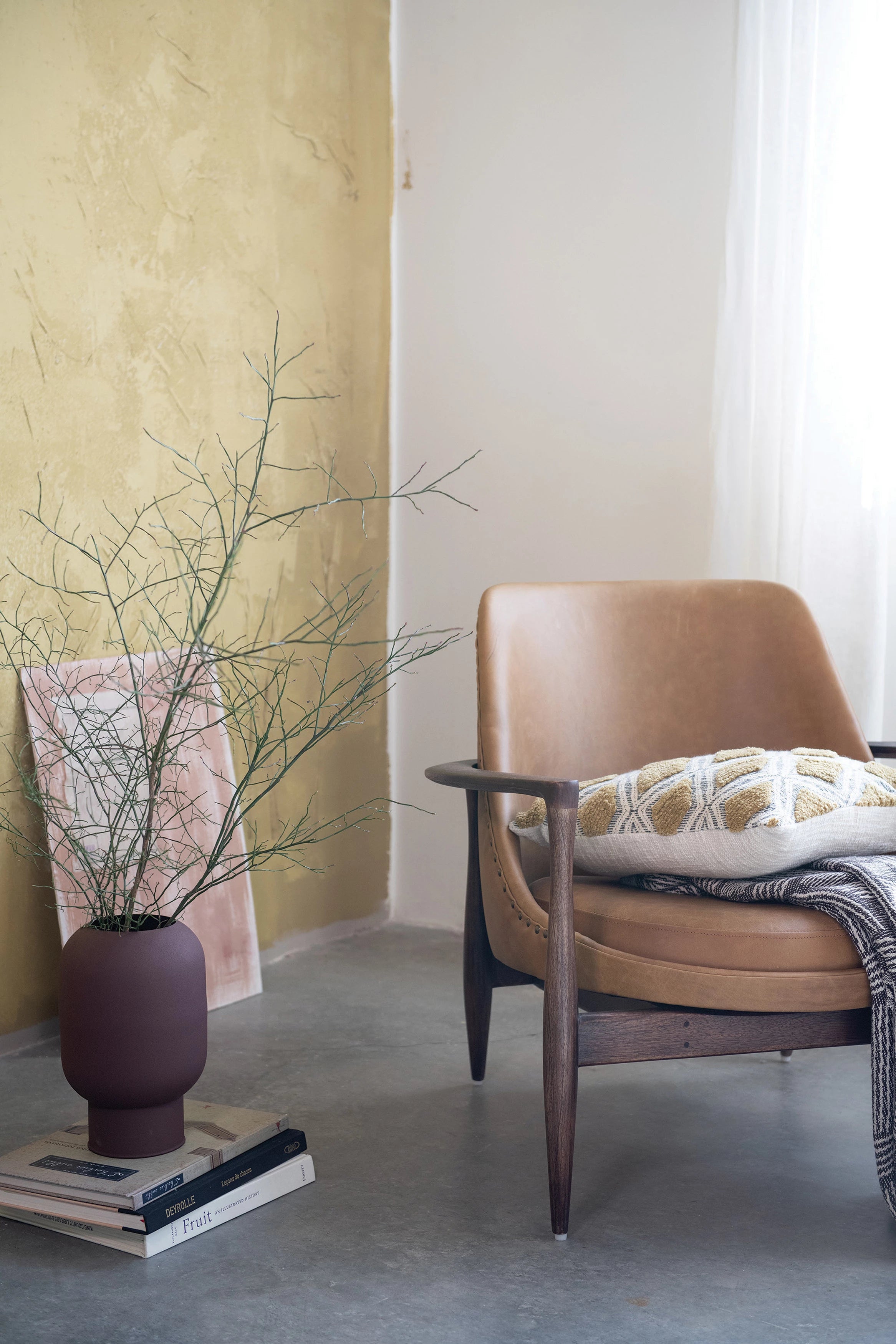 Textured Metal Vase