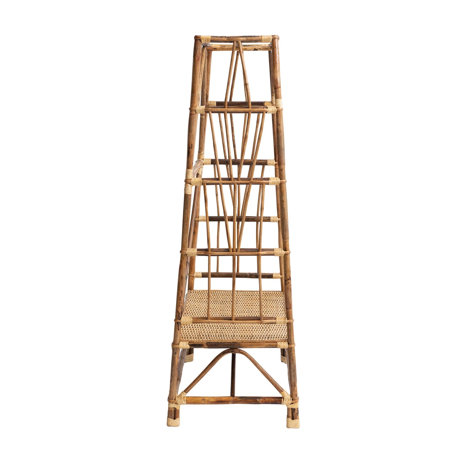 Hand-Woven Clothes Rack