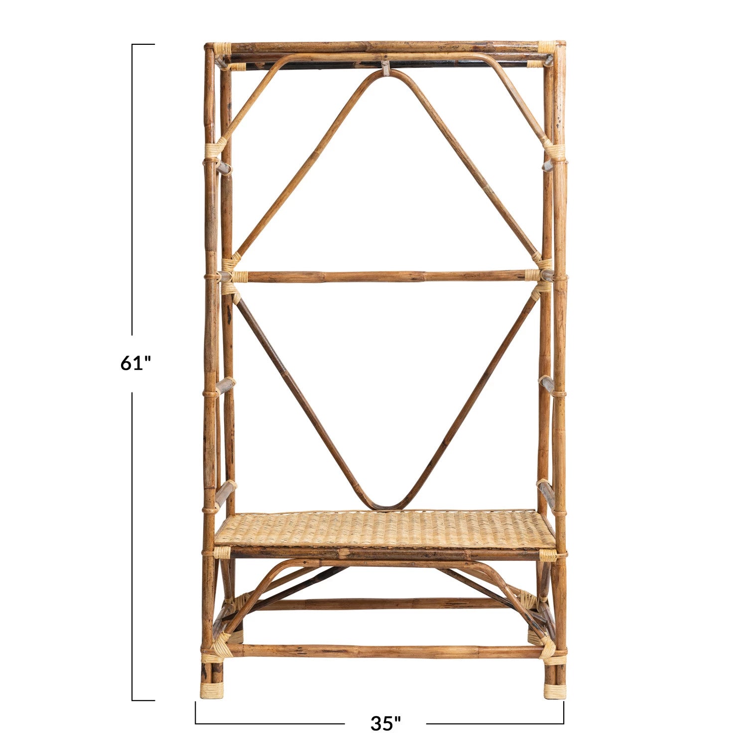 Hand-Woven Clothes Rack