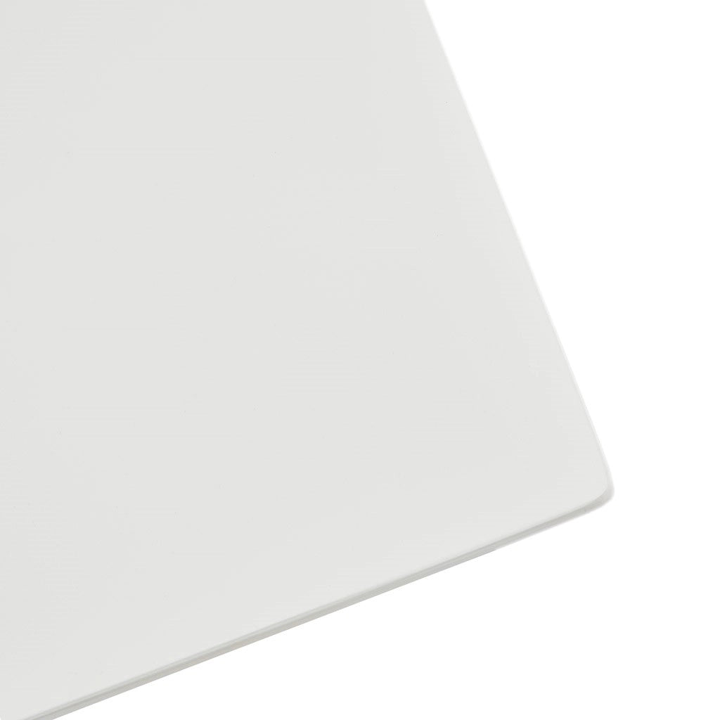Wood White-Top Bookcase Display Shelf