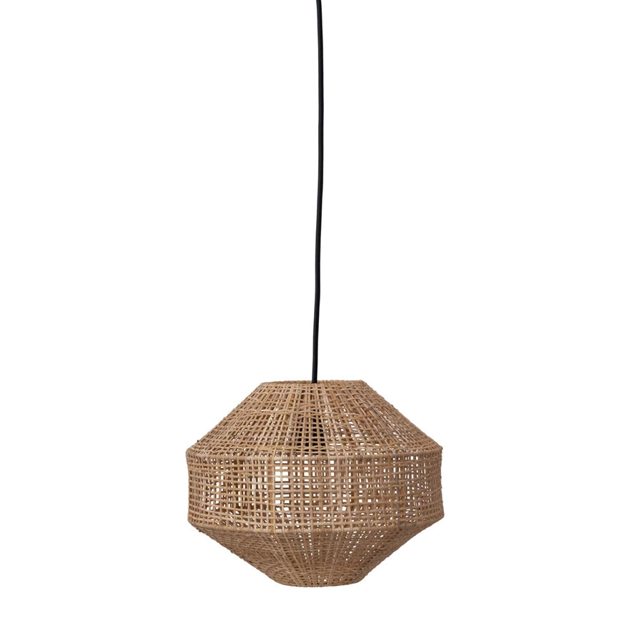 Hand-Woven Rattan Pendant Lamp