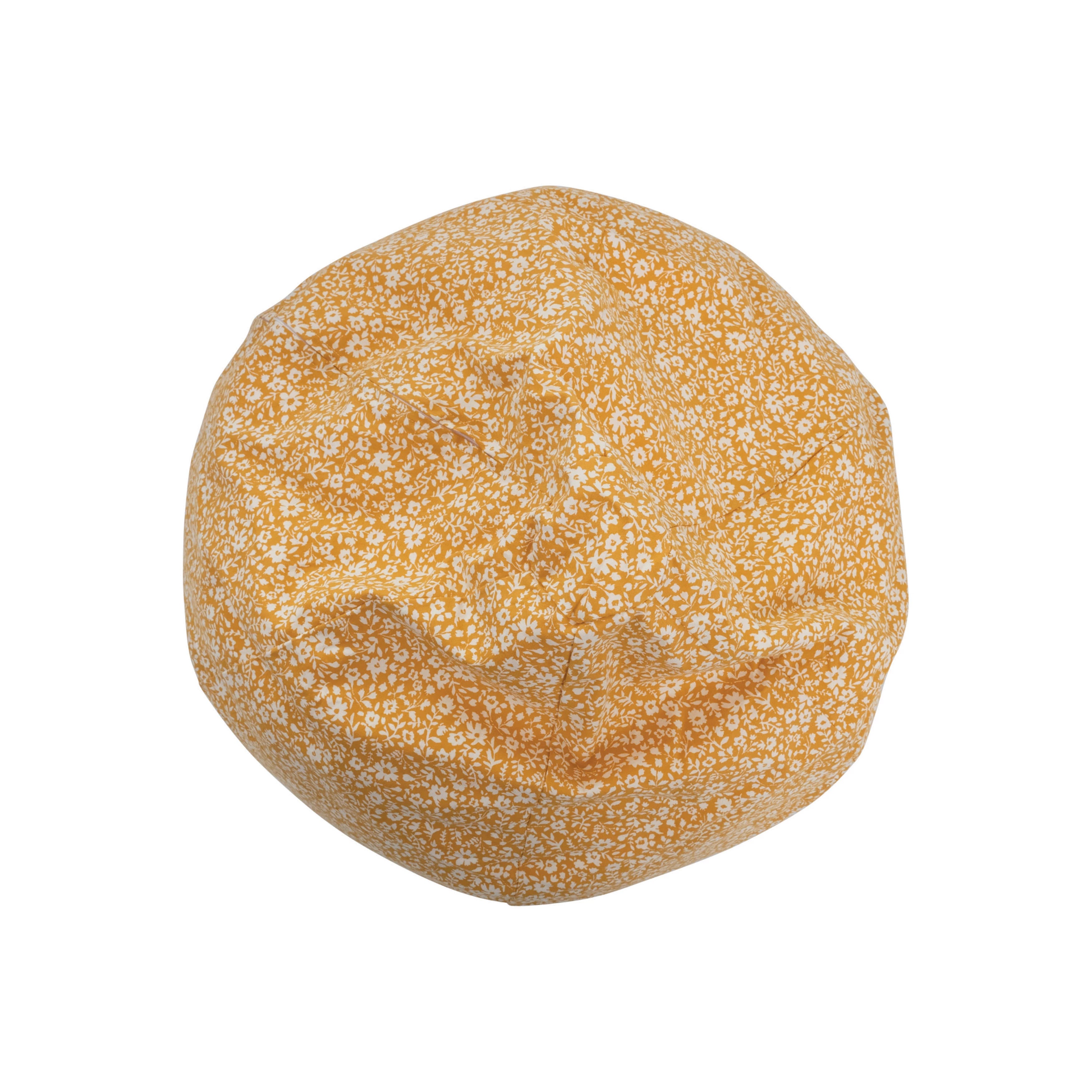Cotton Bean Bag with Floral Pattern
