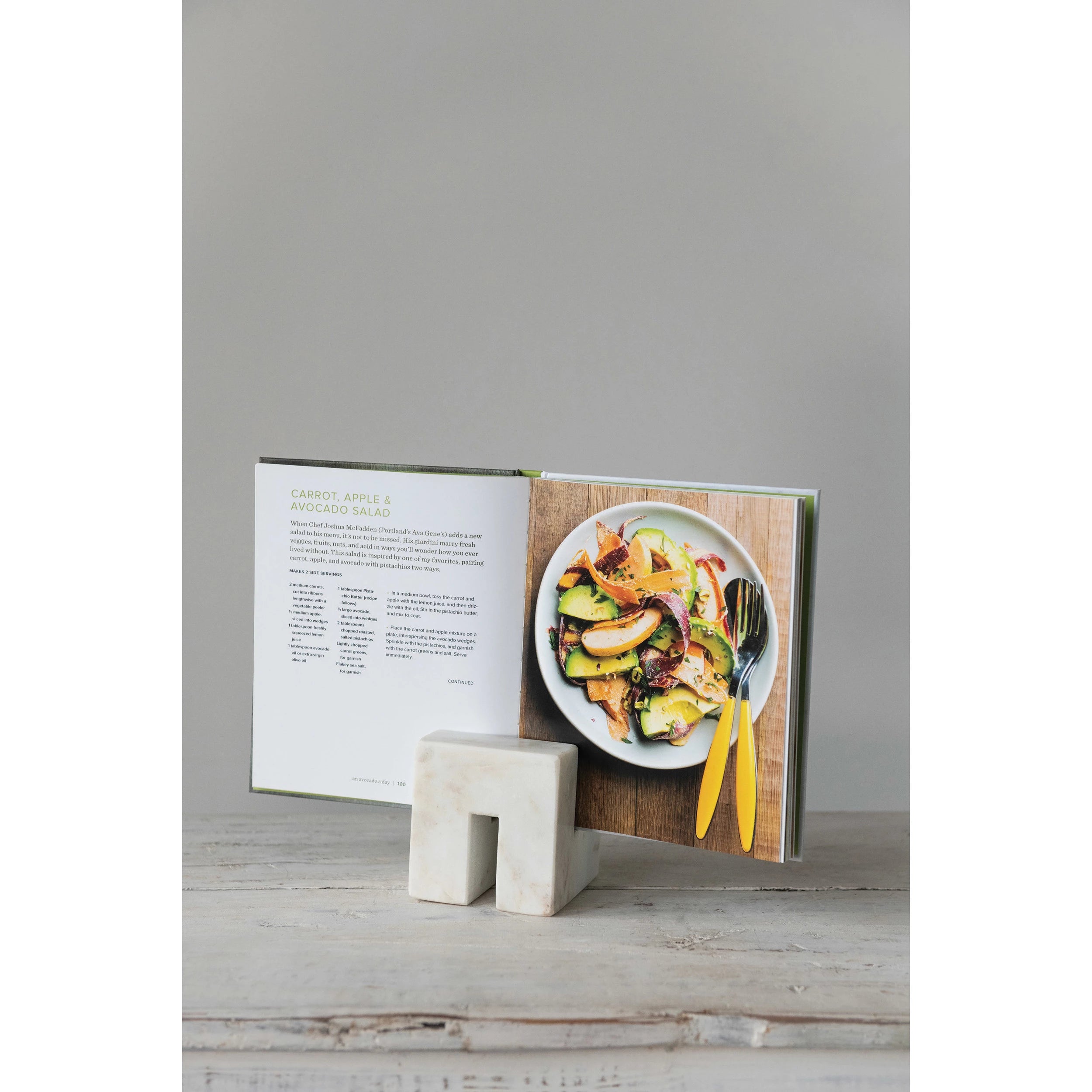 White Square Marble Stand