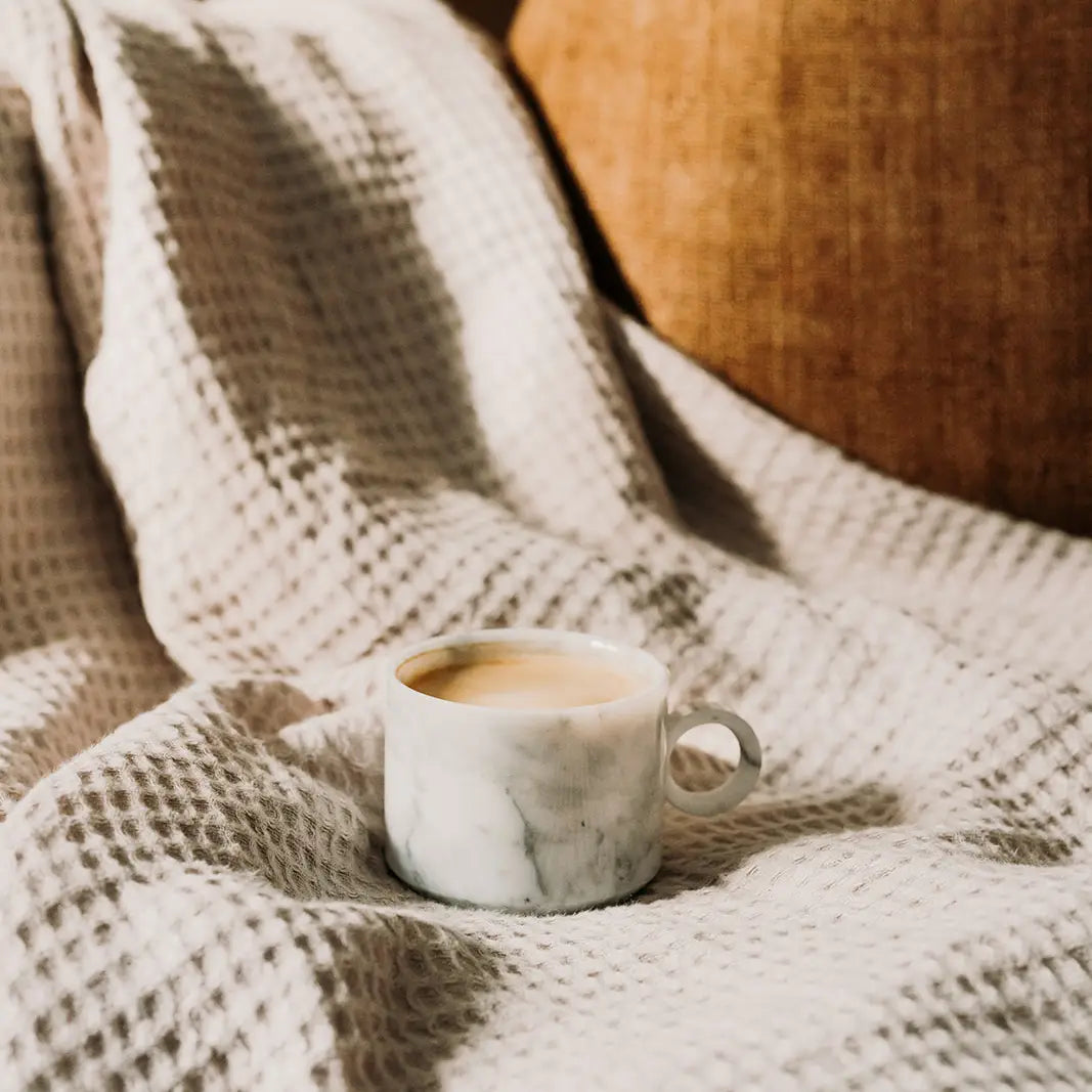 marble stone mug