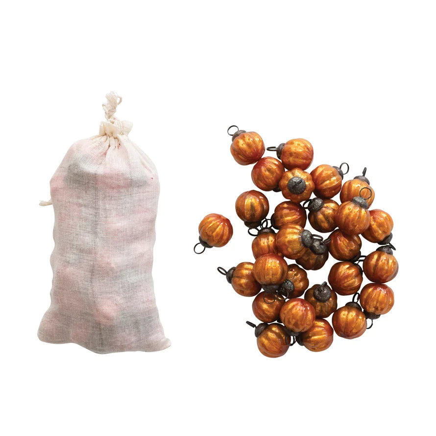 Glass Ornaments Autumn Color