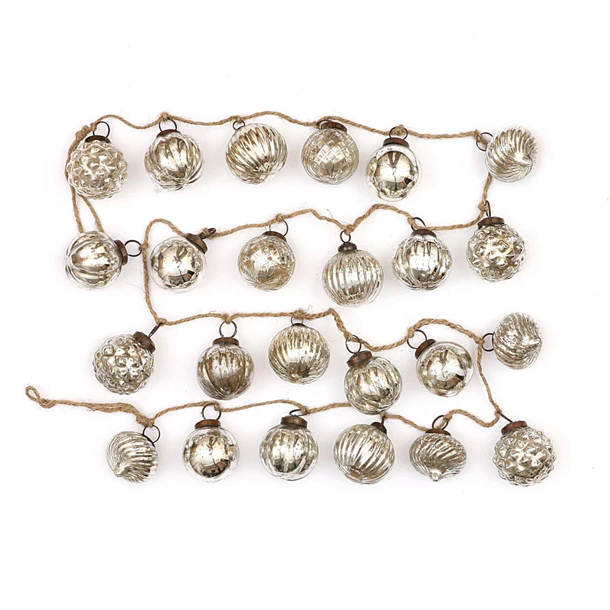 Silver Glass Garland