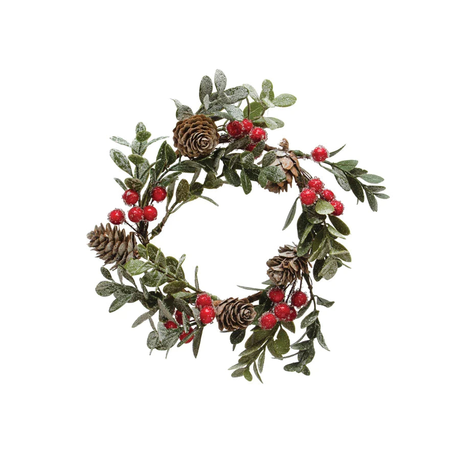Faux Boxwood Wreath