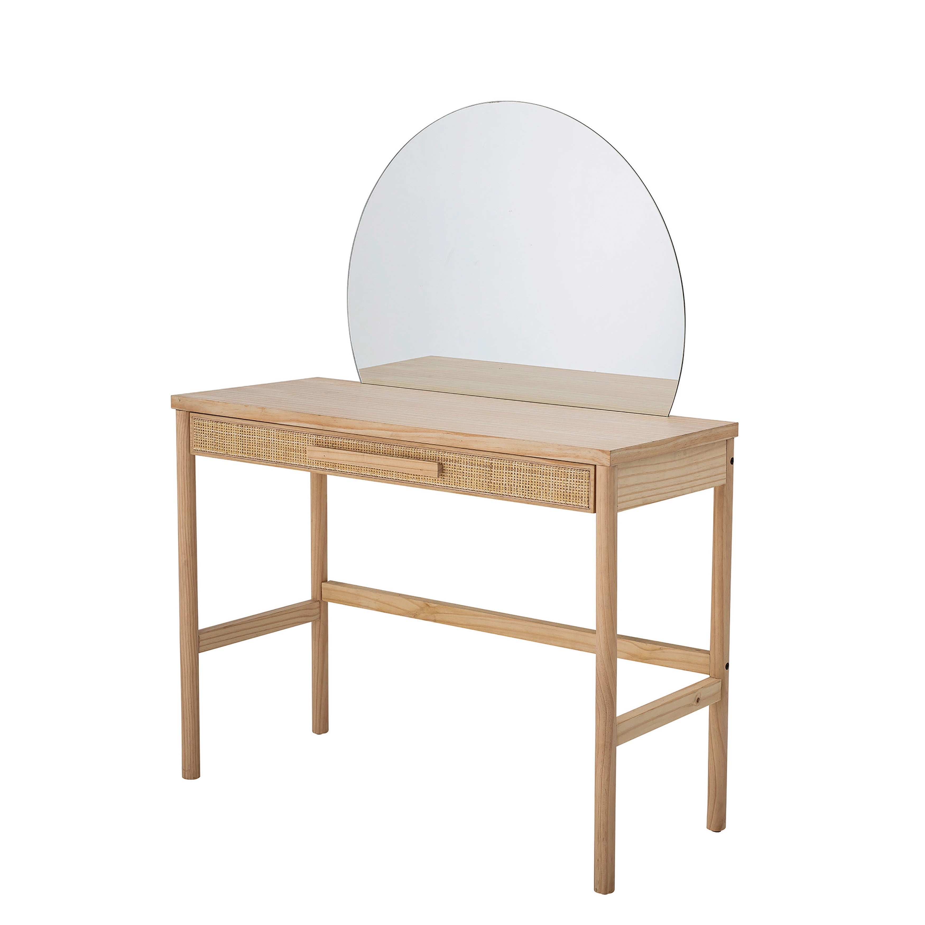 Wood & Cane Dressing Table
