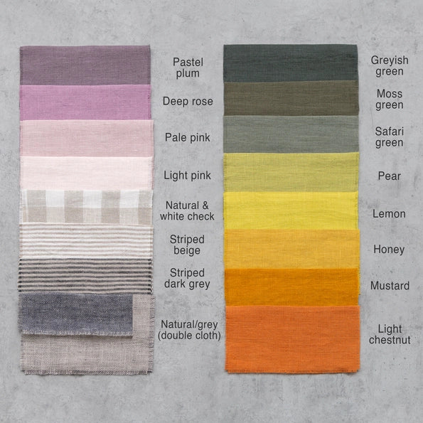 Linen Duvet Cover Color Samples